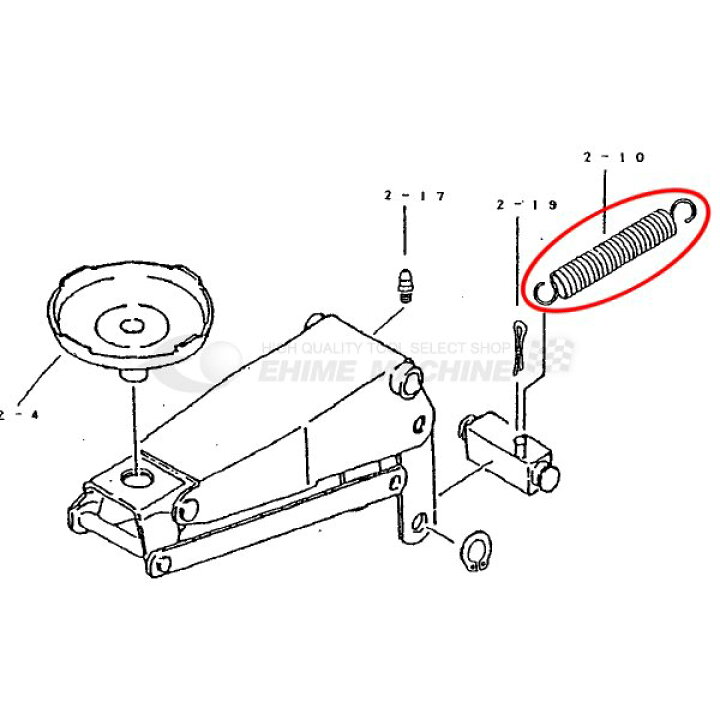 楽天市場】[メーカー直送品] マサダ ガレージジャッキSJ-20S-3用パーツ 