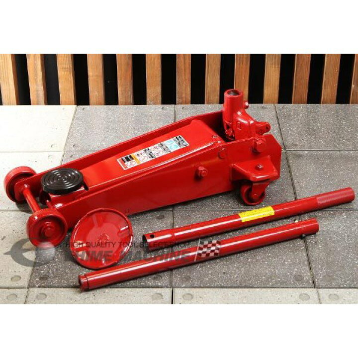 楽天市場】[メーカー直送品] マサダ ガレージジャッキ + ゴムパット付 