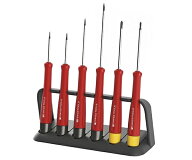 日本正規品 PBスイスツールズ スイスグリップ精密ドライバーセット 6本組 スタンド付 プラス マイナス ド…