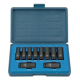 【3月の特価品】シグネット 1/2DR 10PC ミリ ディープインパクトソケットセット (23291)(4712818957068) SIGNET