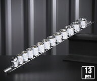 シグネット 3/8DR 13PC ショートソケットセット（6角） (12133)(4712818939439) SIGNET