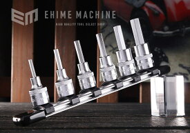 TONE ヘキサゴンソケットセット(ホルダー付) 6pcs 差込角9.5mm (HH306)(4953488087673) トネ