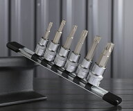 TONE トルクスソケットセット(強力タイプホルダー付) 6pcs (HTX306)(4953488193503) トネ