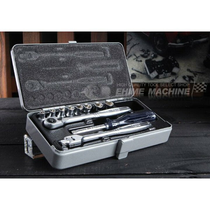 楽天市場】TONE ソケットレンチセット 12pcs 差込角6.35mm (1850 