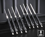 TONE 平行ピンポンチセット 2.0、3.0、4.0、4.5、5.0、6.0、7.0、8.0mm 8点セット (PP800)(4953488310344…