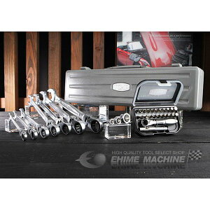 TONE 首振クイックラチェットめがねレンチビットラチェットセット (RMFQ700BR)(4953488405514) トネ