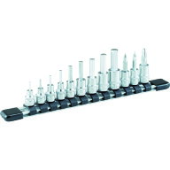 TONE ヘキサゴンソケットセット(ホルダー付)12pcs (HH212)(4953488196481) トネ