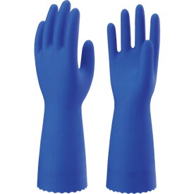 ショーワ 塩化ビニール手袋 No170耐油厚手 ブルー Lサイズ NO170-L