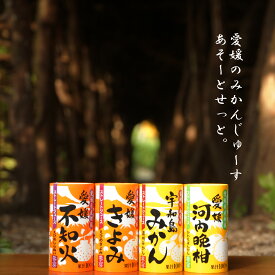 宇和島みかんジュース8本、きよみジュース8本、河内晩柑ジュース7本、不知火ジュース7本　計125ml×30本 北海道、沖縄向けは600円追加になります　愛工房 愛媛ミカン 愛媛みかん