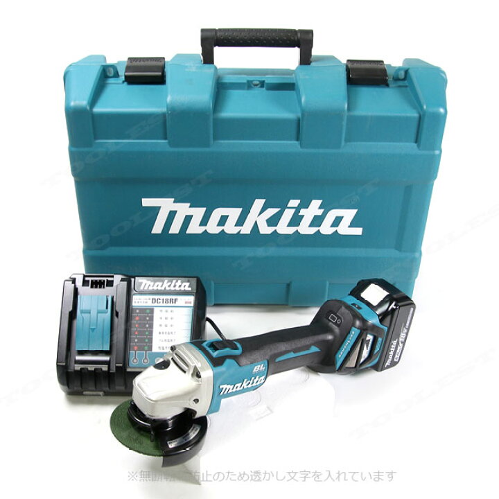 楽天市場】マキタ 18V 100mm充電式ディスクグラインダ GA412DRG 6.0Ah  