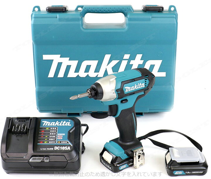 楽天市場】マキタ 10.8V 充電式インパクトドライバ（青）TD110DSHX 1.5 