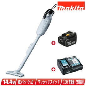 マキタ　14.4V　充電式クリーナ　CL142FDZW　3.0Ah Li-ion電池(BL1430B)1個　充電器(DC18RF)【※沖縄県への注文受付・配送不可】