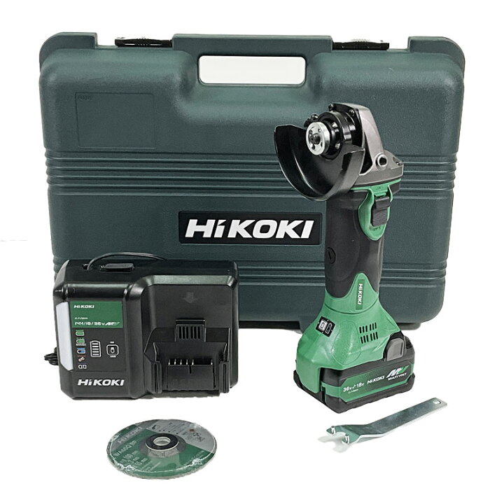 楽天市場】HIKOKI（ハイコーキ）18V コードレスディスクグラインダ 