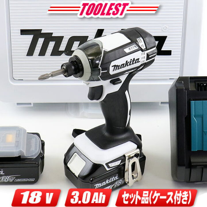 楽天市場】マキタ 18V 充電池インパクトドライバ 白 TD149DRFXW 3.0Ah 
