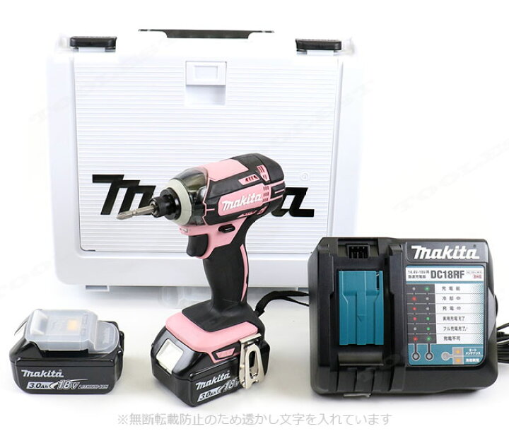 楽天市場】マキタ 18V 充電式インパクトドライバ ピンク TD149DRFXP  