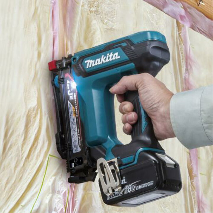 楽天市場】マキタ 18V 充電式タッカ（10mm・J線）ST121DZK 本体 