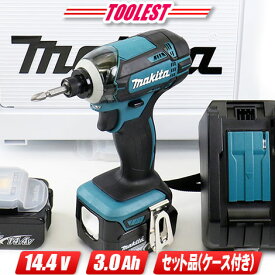 マキタ　14.4V　充電式インパクトドライバ（青）TD138DRFX　3.0Ah Li-ion充電池(BL1430B)2個　充電器(DC18RF)　新型ケース【沖縄県への注文受付・配送不可】