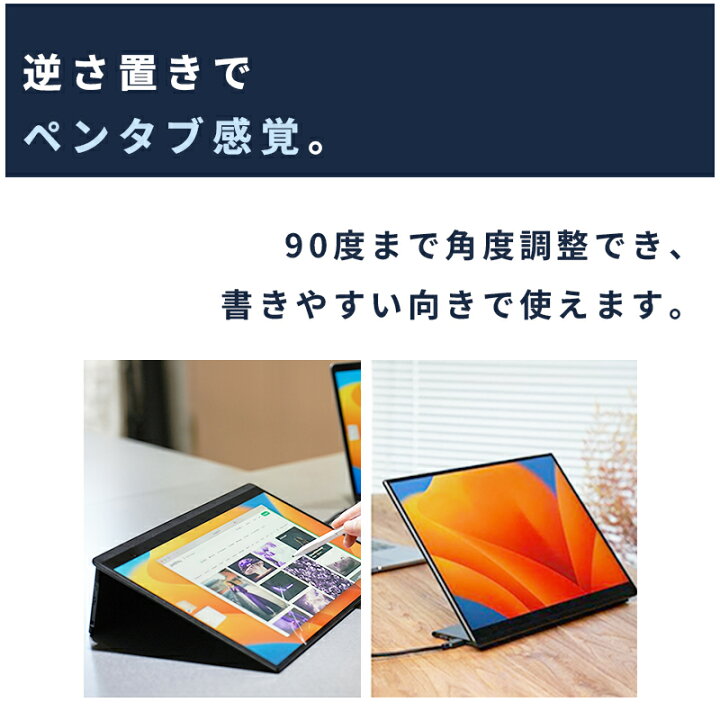 楽天市場】モバイルモニター EHOMEWEI 有機EL ポータブルモニター 