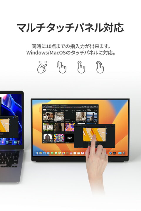 楽天市場】【 25％OFF数量限定クーポン】EHOMEWEIモバイルモニター 
