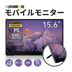 EHOMEWEI oCj^[ 15.6C` 144Hz 2.5K QHD ^b`pl IPS Q[~Oj^[ 16:9 16:10  ^ DCI-P3 100% [J[ۏ3N SP-156TW (^b`plΉ) SP-156NW (^b`pl) VESAKi