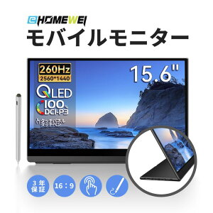 yType-C1{Switch2VׂzEHOMEWEI oCj^[ 3Nۏ 2K 15.6C` 260Hz ^b`pl ^b`yΉ QLED 2560x1440 16:9 Tuj^[ ^ Q[~Oj^[ PS5/XBOX/Switch/PC/MacΉ LQHG-1