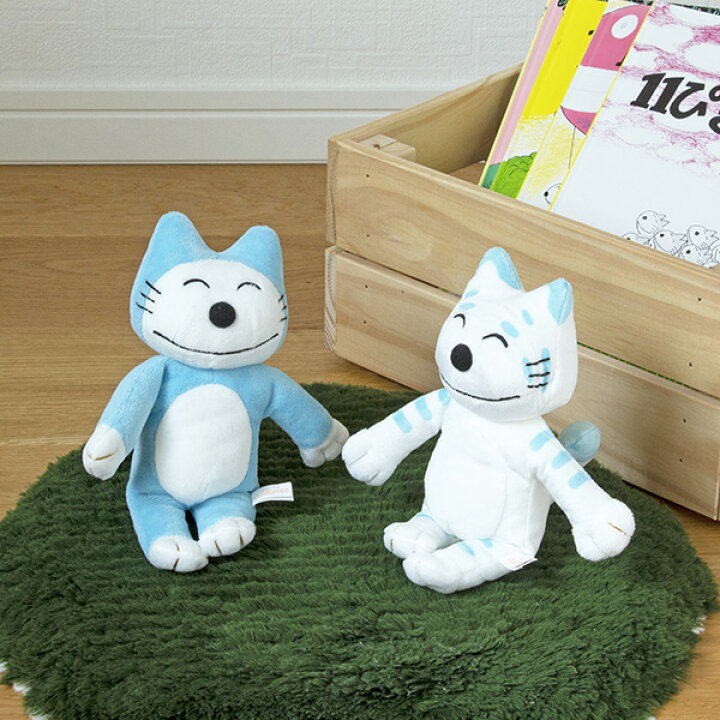 楽天市場】11ぴきのねこ ぬいぐるみS ブルー にんぎょう 人形 馬場 