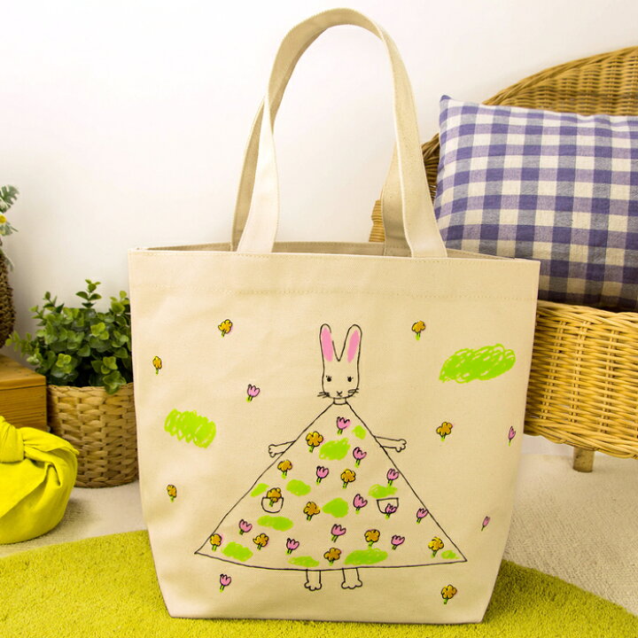 楽天市場】わたしのワンピース トートバッグ（お花） 絵本 西牧茅子 私 