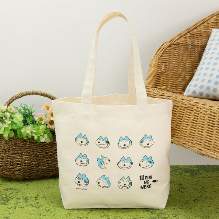 楽天市場】11ぴきのねこ トートバッグM ねこの顔 馬場 のぼる ばば 