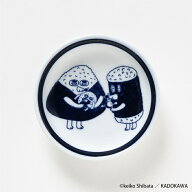 パンどろぼう 波佐見焼小皿B 絵本 グッズ 和食器 小皿 磁器 食卓