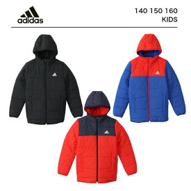 アディダス 150 ジャケット 上着 コート ジュニア 【 adidas キッズ パデット ジャケット 】 子供 子供服 男の子 ボーイズ 140 160 通学 フードあり