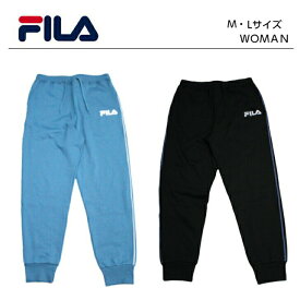 【楽天スーパーSALE】FILA フィラ ロゴ 裏起毛パンツ | レディース M L ジョギング スポーツウェア スポーツ ブランド カジュアル ブラック 黒 グリーンストリート トレンド 人気 スエット スウェット テニス ウェア