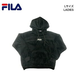 フィラ テニスウェア レディース 長袖 ブランド スポーツ テニスウェア 【 FILA レディース ボアプルパーカー 】 カジュアル ジャケット 上着 ロゴ ポリエステル 普段着 ウェア テニス シンプル