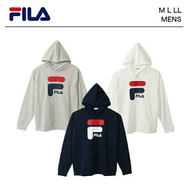 【ポイント2倍】FILA フィラ スウェット プルオーバー | メンズ レディース ユニセックス ブランド カジュアル かっこいい 人気 プルパーカー フード トレーナー グレー ホワイト ネイビー 秋 春