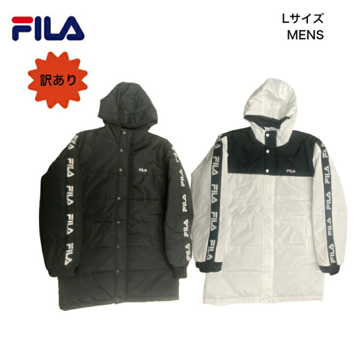 楽天市場】【訳あり】フィラ ハーフコート【FILA メンズ 中綿 
