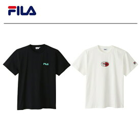 フィラ tシャツ レディース メンズ 半袖 ブランド スポーツ 【 FILA フィラ 限定Tシャツ クリアファイル 8枚セット ノベルティ 付き 】 カジュアル 無地 シンプル かっこいい 人気 白 半袖T T-shirt インナー ファイル ウォーキング ウェア