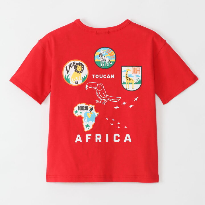 楽天市場 Tシャツ キッズ 半袖 コットン Moujonjon ムージョンジョン 子供 キッズ 半袖 柄 Tシャツ 綿 綿100 バックプリント 動物柄 ロゴ 半袖tシャツ ジュニア 1 110 100 青 赤 黄 アニマル おしゃれ かっこいい 子供服 男子 男の子