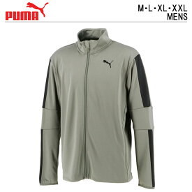 【ポイント2倍】PUMA プーマ トレーニング ブラスター ジャケット | メンズ M L XL XXL 2L 3L トレーニングウェア 運動 スポーツウェア テニスウェア ジャケット 春 秋 冬 グレー 上着 アウター 普段着 ジャージ サッカー フルジップ