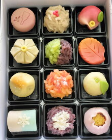 冬の12種　特撰上生菓子 　冬季限定　少し小ぶりの可愛い和菓子