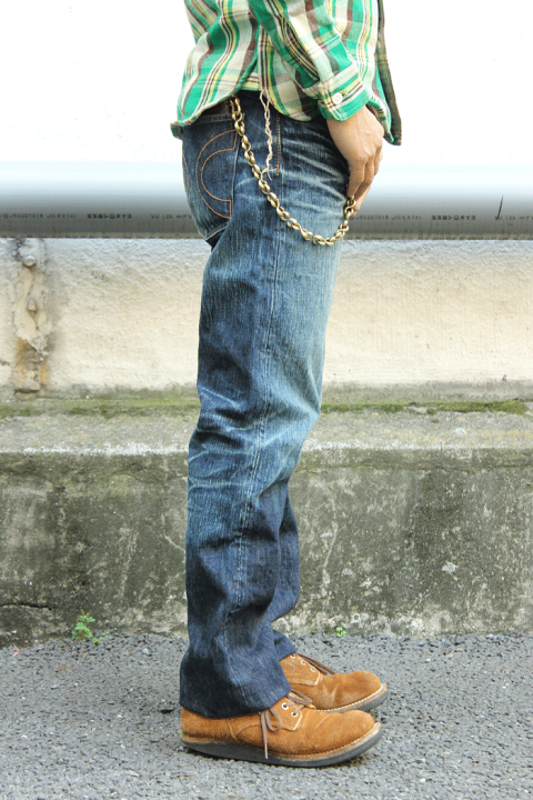 楽天市場】エイトジー ユーズド加工ジーンズ 803-RV 男弐 EIGHT-G 国産