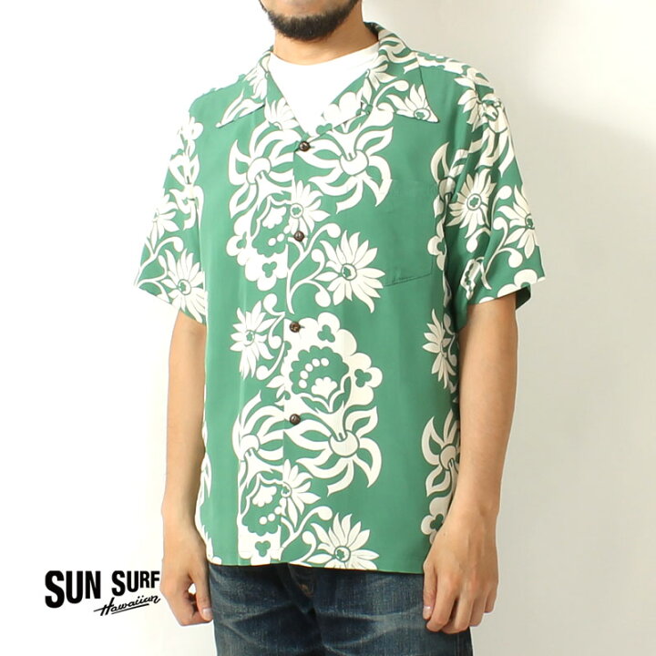 楽天市場】サンサーフ アロハシャツ アロハ 2024春夏 新作 SS39216 SUN  