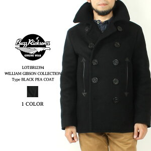 5̂×SS!|CgMaxҌ oYN\Y s[R[g EBAMu\ 36oz.E[g BR12394 2025H~ו BUZZ RICKSON'S Type BLACK PEA COAT WILLIAM GIBSON s[R[g PR[g tCg