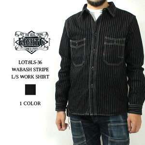 GCgW[ [NVc EHobVXgCv Y  CfBS fjVc { Y AJW  l EIGHT-G WABASH STRIPE WORK SHIRT 8LS-36 S-XXL