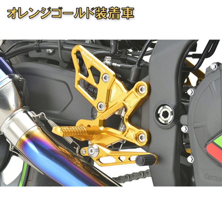 楽天市場】アールズギア ライディングステップ カワサキ ZX-25R ZX-4R 