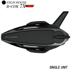 【在庫あります。当日発送可能!】 SYGNHOUSE B+COM 7X EVO シングルUNIT ビーコム セブンエックス エボ バイク インカム ビーコム サインハウス 00083261 1個セット シングルユニット B+FLEX マイク バイク ヘルメット スピーカー 防水 高音質