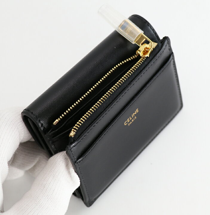 楽天市場】【中古】極美品セリーヌ トリオンフ スモールフラップ 