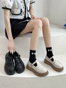 かわいい ハイヒール くつ おしゃれ レディース クツ 通学 靴 学生 格子 無地 5c 厚底 韓国風 白 紐なし チェック柄 シューズ 黒