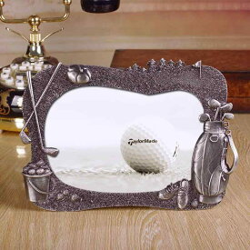 写真立て ミニチュア 家族写 シルバー アンティーク風 フォトスタンド 縦型 レトロ ビンテージ風 記念 ヨーロピアン ゴルフ 横型