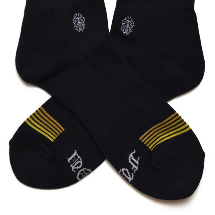 楽天市場】CHROME HEARTSLogo Long Socks - Black / Yellowクロム  