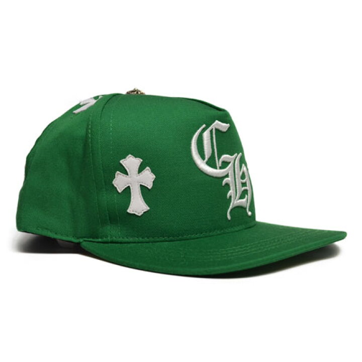 楽天市場】CHROME HEARTSCH GREEN HATクロムハーツロゴ レザーパッチ 