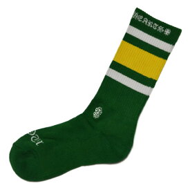 CHROME HEARTSClassic Stripe Socks - Green / Yellowクロムハーツクラシック ストライプ ソックス 靴下 グリーン イエロー